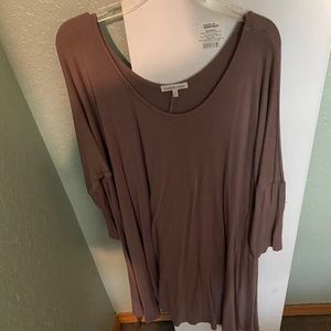 XL brown dress